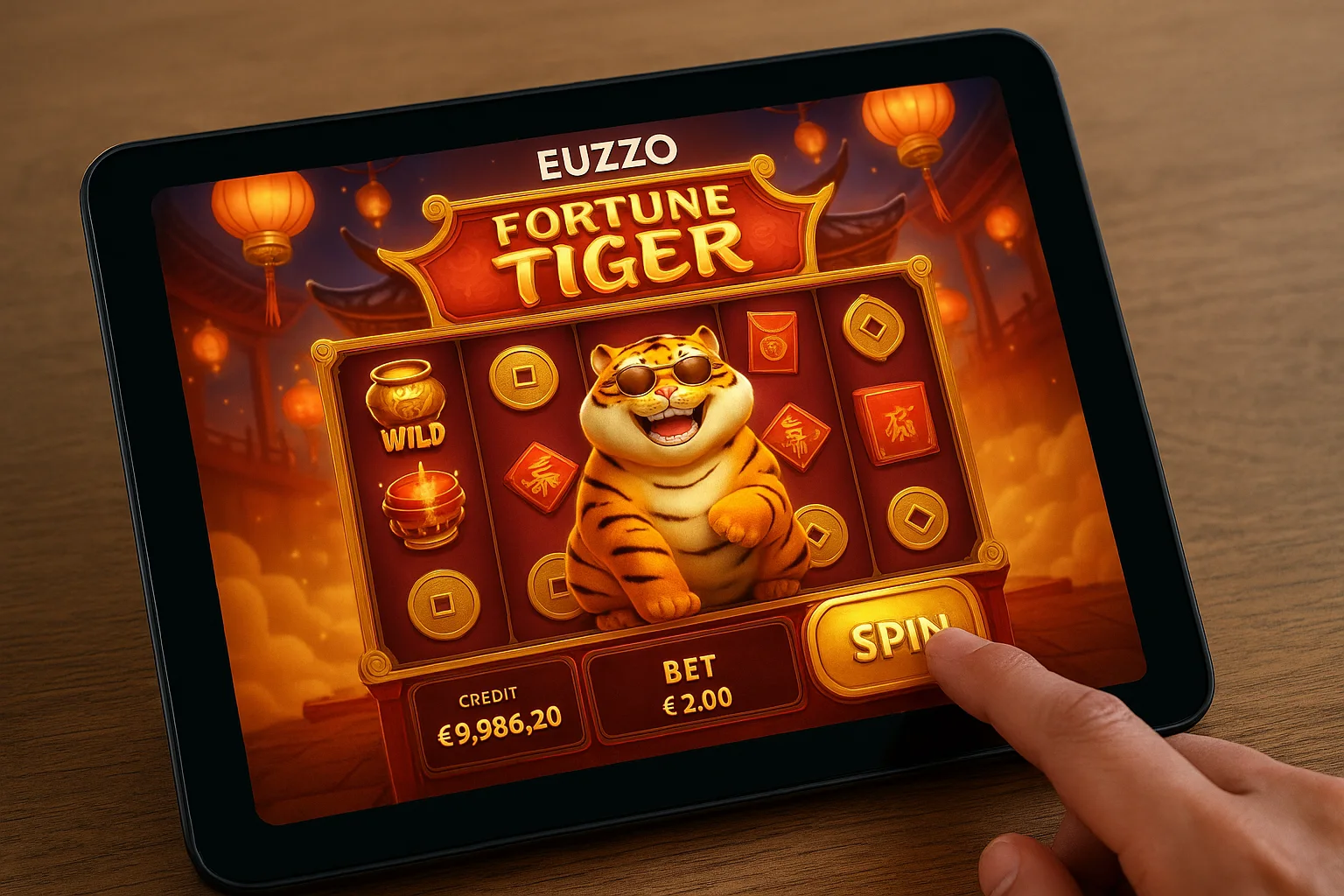 Fortune Tiger é um jogo imperdível no EUZZO Casino